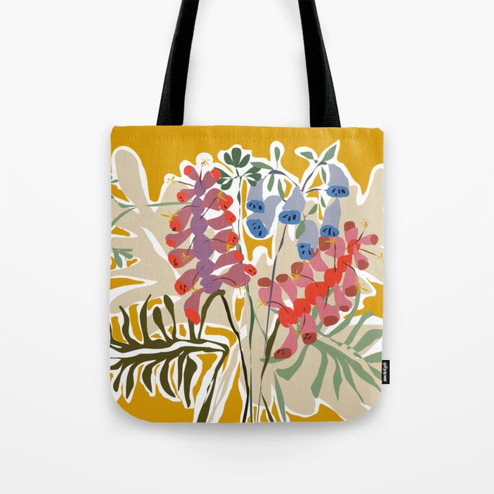 Lovely foxglove Tote Bag Gallery Image 1