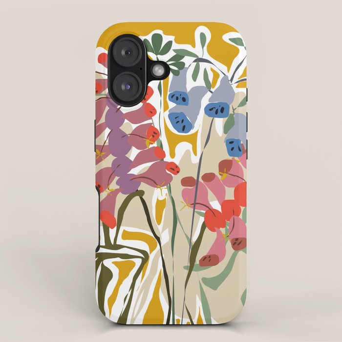 Lovely foxglove iPhone Case Gallery Image 1