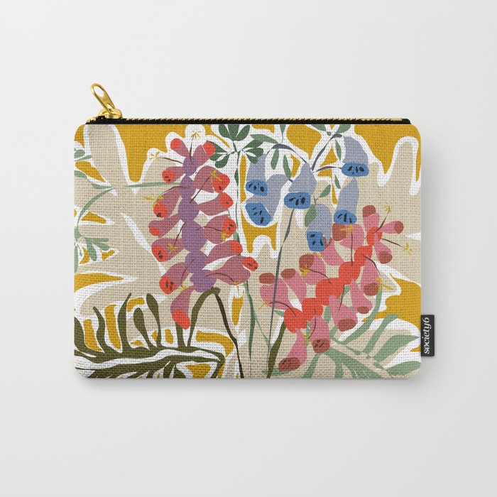 Lovely foxglove Carry All Pouch Gallery Image 1