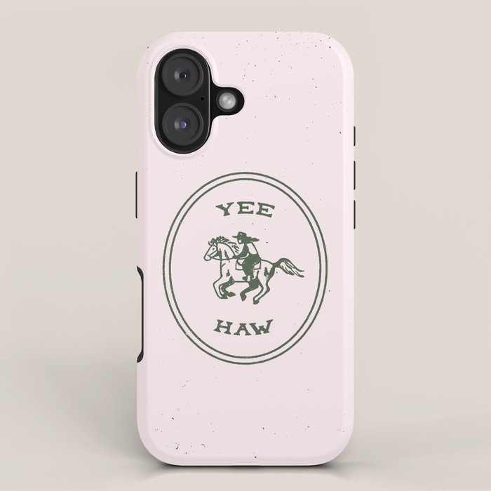 Yee Haw in Pink iPhone Case Gallery Image 1