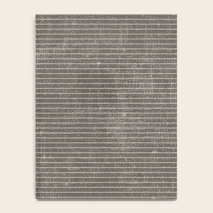 Vintage pastel brown abstract geometrical stripes Notebook Gallery Image 4