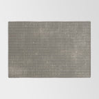 Vintage pastel brown abstract geometrical stripes Rug Gallery Image 2