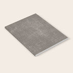 Vintage pastel brown abstract geometrical stripes Notebook Gallery Image 2