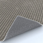 Vintage pastel brown abstract geometrical stripes Rug Gallery Image 4
