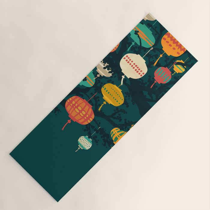 Lanterns Yoga Mat Gallery Image 1