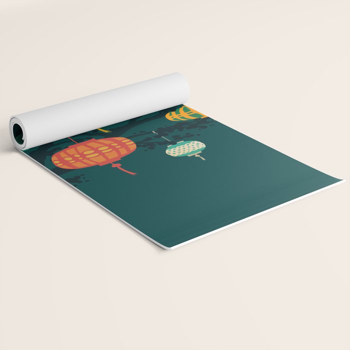 Lanterns Yoga Mat Gallery Image 2