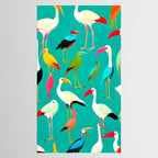 The Dance of Bird Colors Tablecloth Gallery Image 2