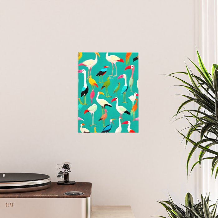 The Dance of Bird Colors Poster Gallery Image 2