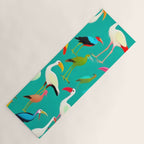 The Dance of Bird Colors Yoga Mat Gallery Image 1