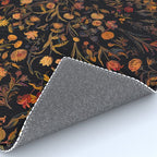 Exotic Midnight Floral Garden Rug Gallery Image 4
