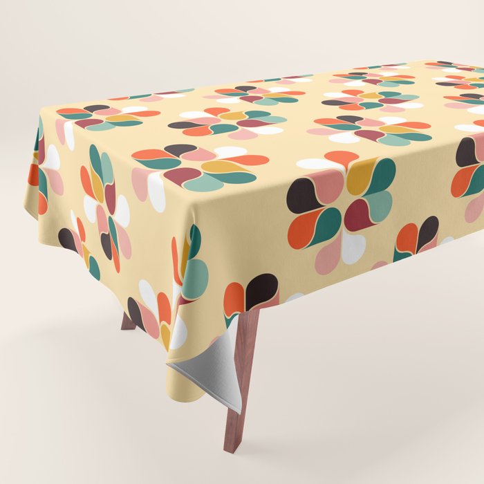 Retro geometry pattern no2 Tablecloth Gallery Image 1