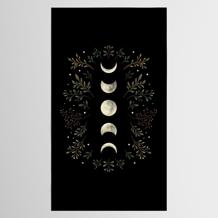 Moonlight Garden - Olive Green Tablecloth Gallery Image 2