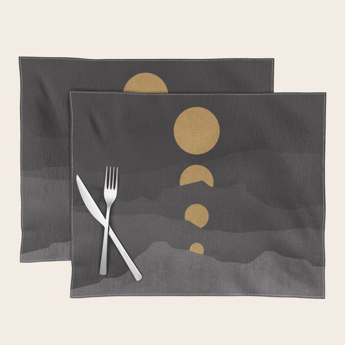 Rise of the golden moon Placemat Gallery Image 1