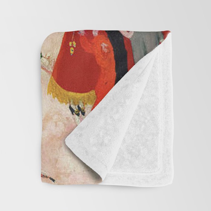 'Spring Sale Soireé at Bendels' Jazz Age New York City Portrait by Florine Stettheimer Throw Blanket Gallery Image 3