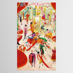 'Spring Sale Soireé at Bendels' Jazz Age New York City Portrait by Florine Stettheimer Tablecloth Gallery Image 2
