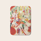 'Spring Sale Soireé at Bendels' Jazz Age New York City Portrait by Florine Stettheimer Bath Mat Gallery Image 1