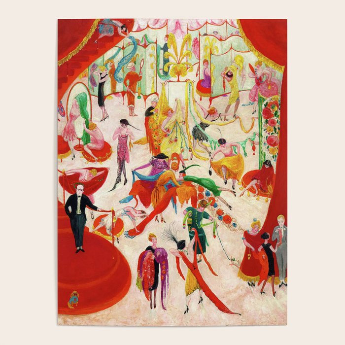 'Spring Sale Soireé at Bendels' Jazz Age New York City Portrait by Florine Stettheimer Poster Gallery Image 4