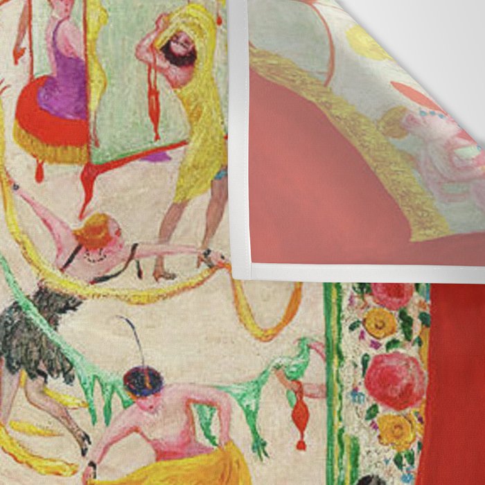 'Spring Sale Soireé at Bendels' Jazz Age New York City Portrait by Florine Stettheimer Wall Tapestry Gallery Image 3