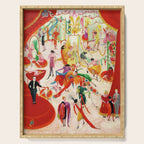 'Spring Sale Soireé at Bendels' Jazz Age New York City Portrait by Florine Stettheimer Serving Tray Gallery Image 1