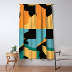 Modern Abstraction 7 Window Curtain Gallery Image 5
