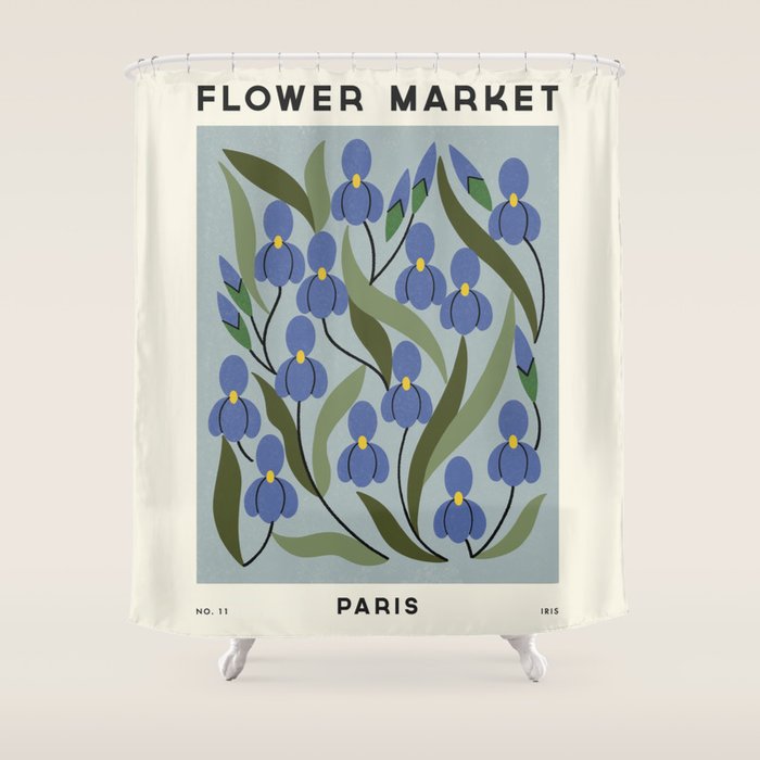 Flower Market No. 11 Shower Curtain Gallery Image 1