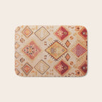 Traditional Oriental Desert Bohemian Moroccan Style  Bath Mat Gallery Image 1