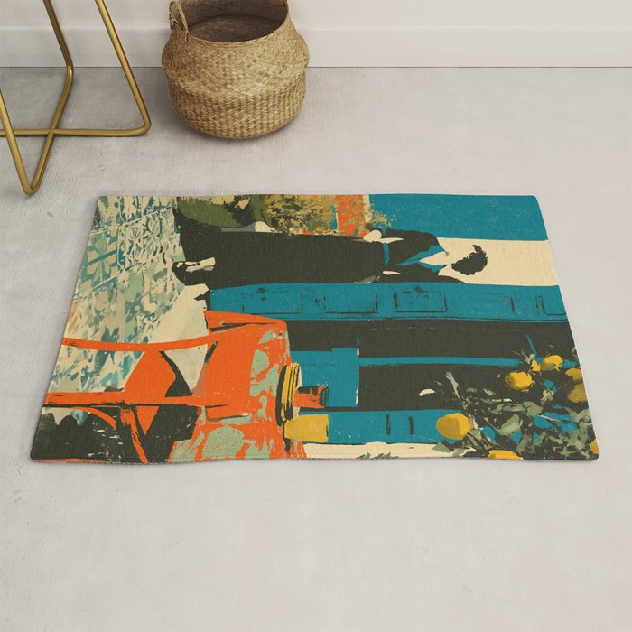 Cozy Morning on the Terrace Rug Gallery Image 1