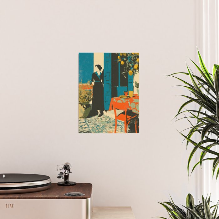 Cozy Morning on the Terrace Poster Gallery Image 2