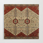 Bohemian Oriental Design E15 Wood Wall Art Gallery Image 1