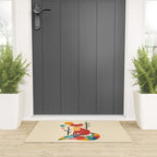 Rainbow Fox Welcome Mat Gallery Image 3