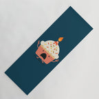 Cupcake on fire Yoga Mat Gallery Image 1