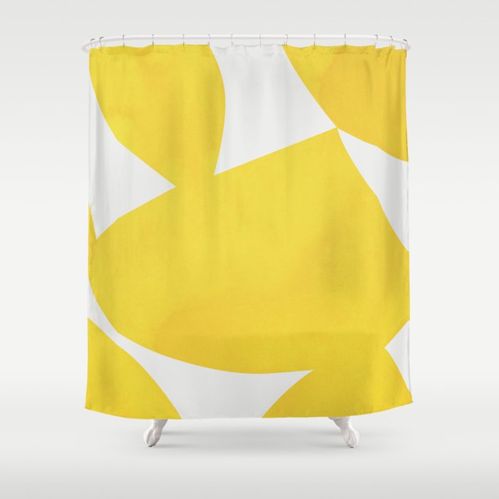 Close to Yellow 02 Shower Curtain Gallery Image 1