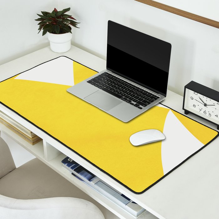 Close to Yellow 02 Desk Mat Gallery Image 2