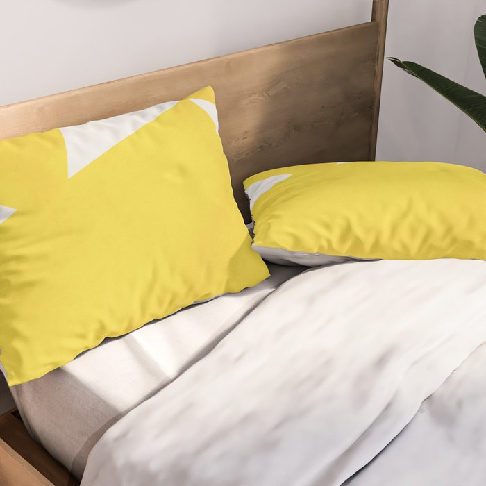 Close to Yellow 02 Pillow Sham Gallery Image 2