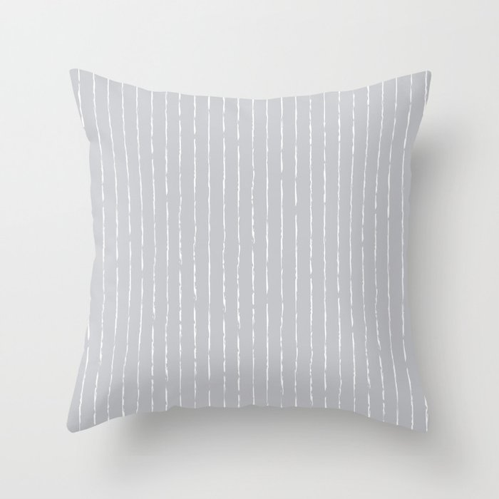 Lines II (Ultimate Gray) Throw Pillow Gallery Image 6