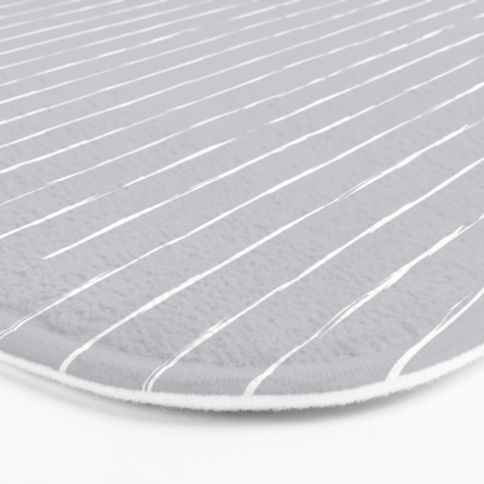 Lines II (Ultimate Gray) Bath Mat Gallery Image 3