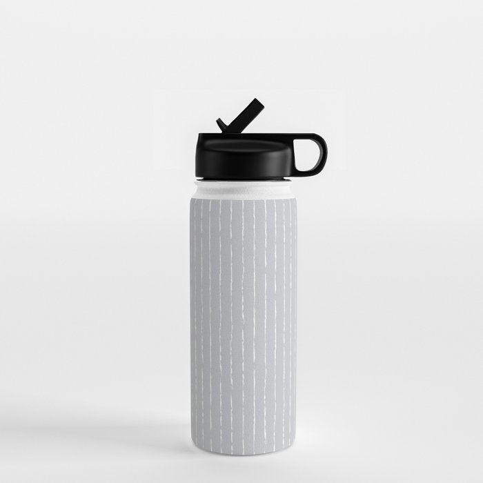 Lines II (Ultimate Gray) Water Bottle Gallery Image 1