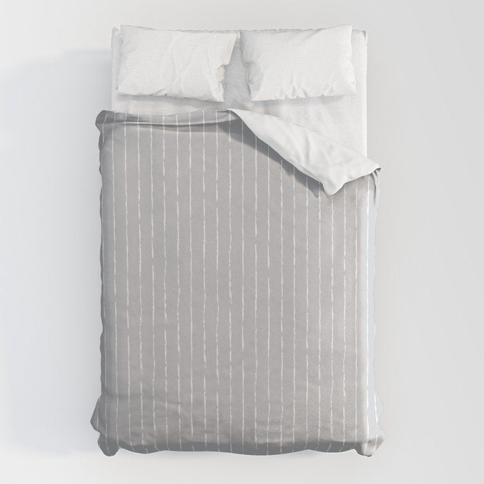 Lines II (Ultimate Gray) Duvet Cover Gallery Image 1