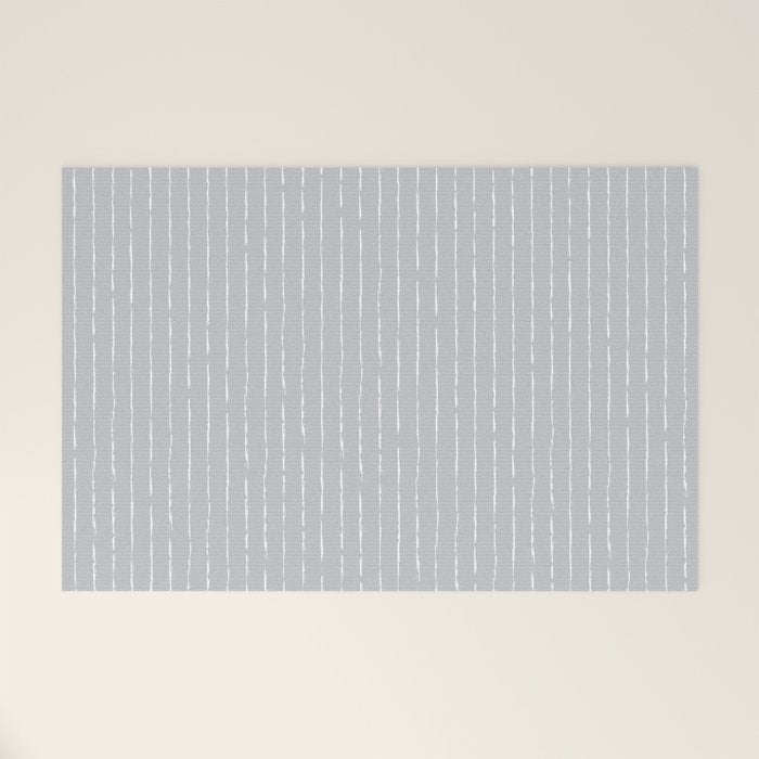 Lines II (Ultimate Gray) Welcome Mat Gallery Image 1