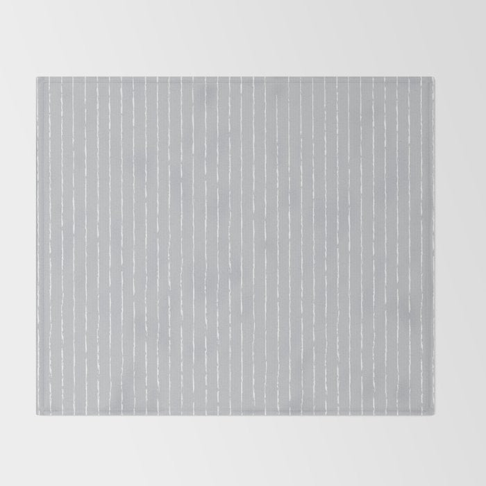 Lines II (Ultimate Gray) Throw Blanket Gallery Image 2