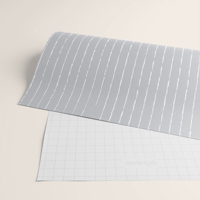 Lines II (Ultimate Gray) Wrapping Paper Gallery Image 2