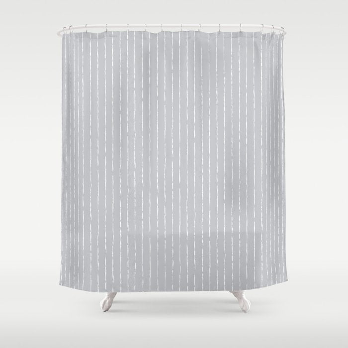 Lines II (Ultimate Gray) Shower Curtain Gallery Image 1