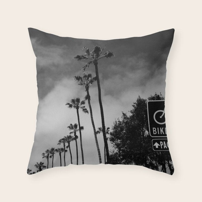 Pacific Beach California Throw Pillow Gallery Image 6
