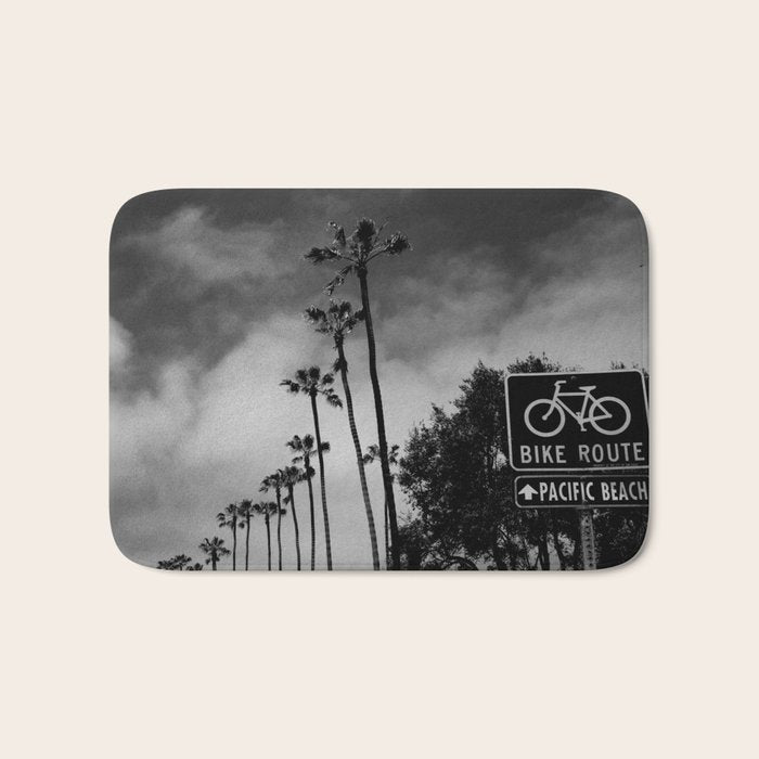 Pacific Beach California Bath Mat Gallery Image 1