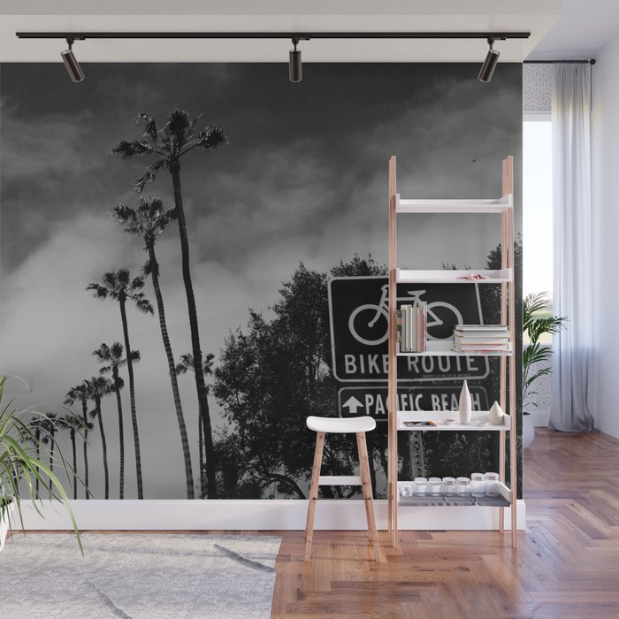 Pacific Beach California Wall Mural Gallery Image 1