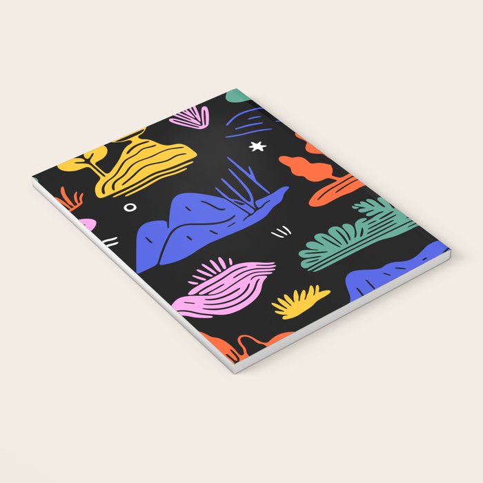 Colorful nature landscape doodle pattern Notebook Gallery Image 3