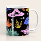 Colorful nature landscape doodle pattern Coffee Mug Gallery Image 1