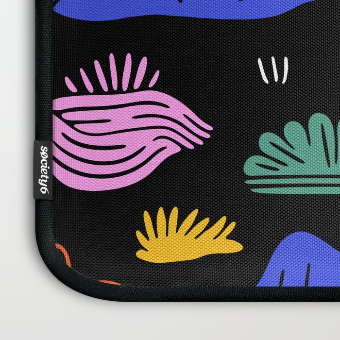Colorful nature landscape doodle pattern Laptop Sleeve Gallery Image 3