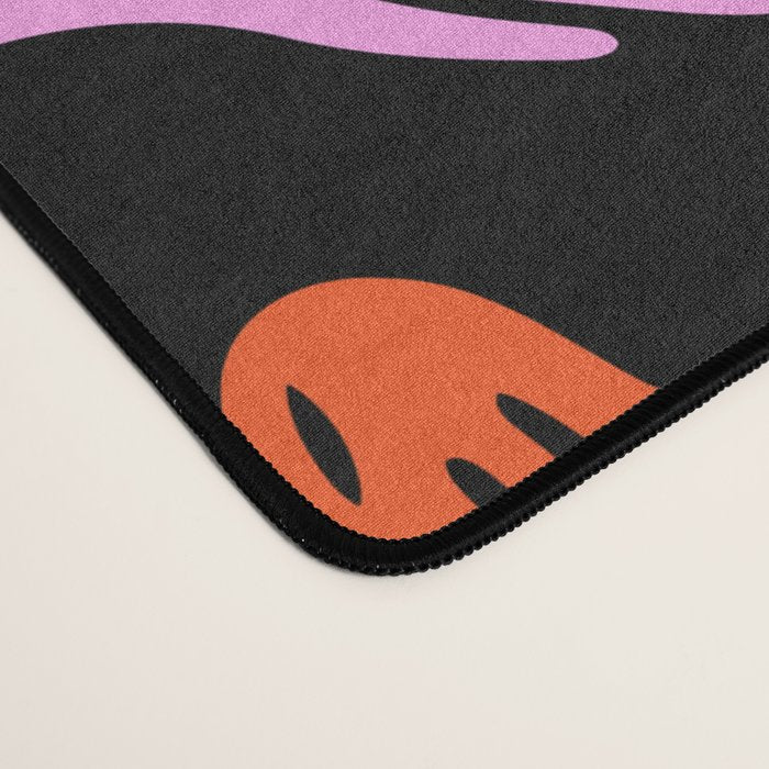 Colorful nature landscape doodle pattern Desk Mat Gallery Image 4