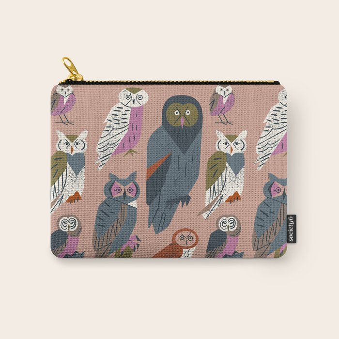 Owl Friends Carry All Pouch Gallery Image 1